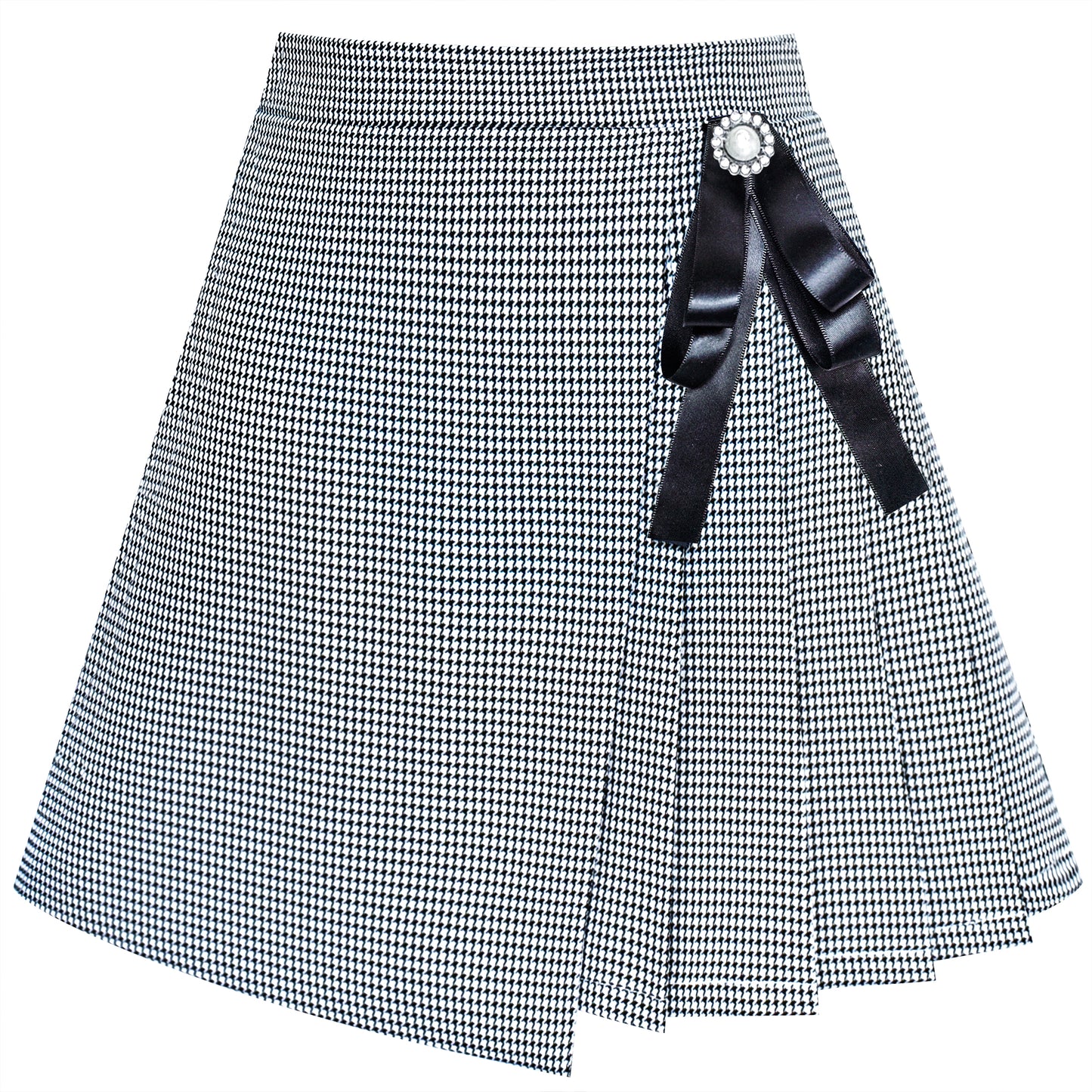 Girls Skirt Pleated Bow Tie Back School Uniform Size 6-14 Years
