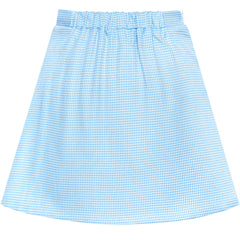Girls Skirt Pleated Bow Tie Back School Uniform Size 6-14 Years