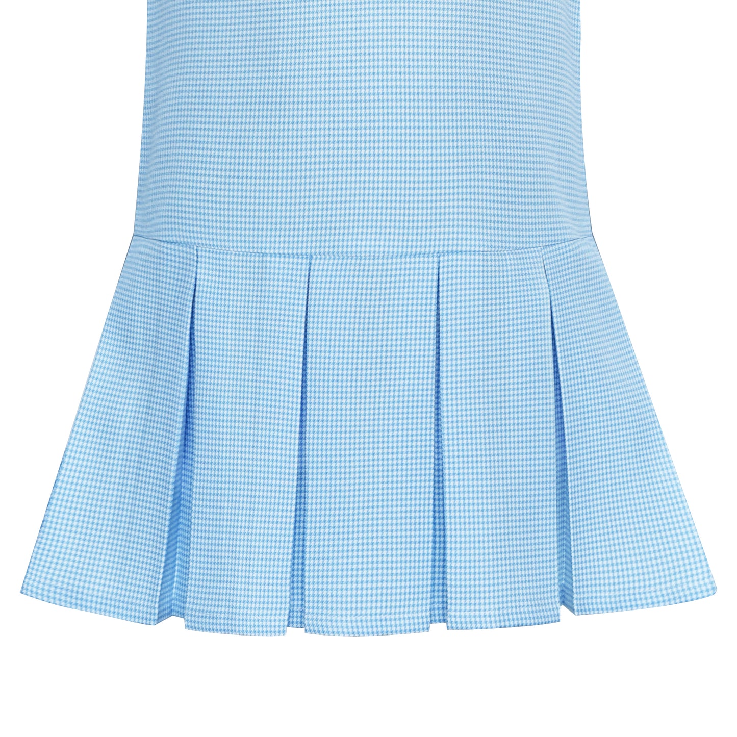 Sunny Fashion Girls Pink Plaid A-Line Dress with Bow Tie Collar