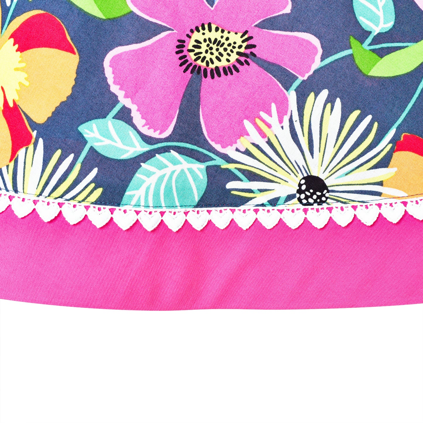 Girls Dress Floral Colorful Sundress Cotton Casual Size 4-12 Years