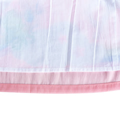 Girls Dress Rose Flower Double Bow Tie Party Size 4-12 Years