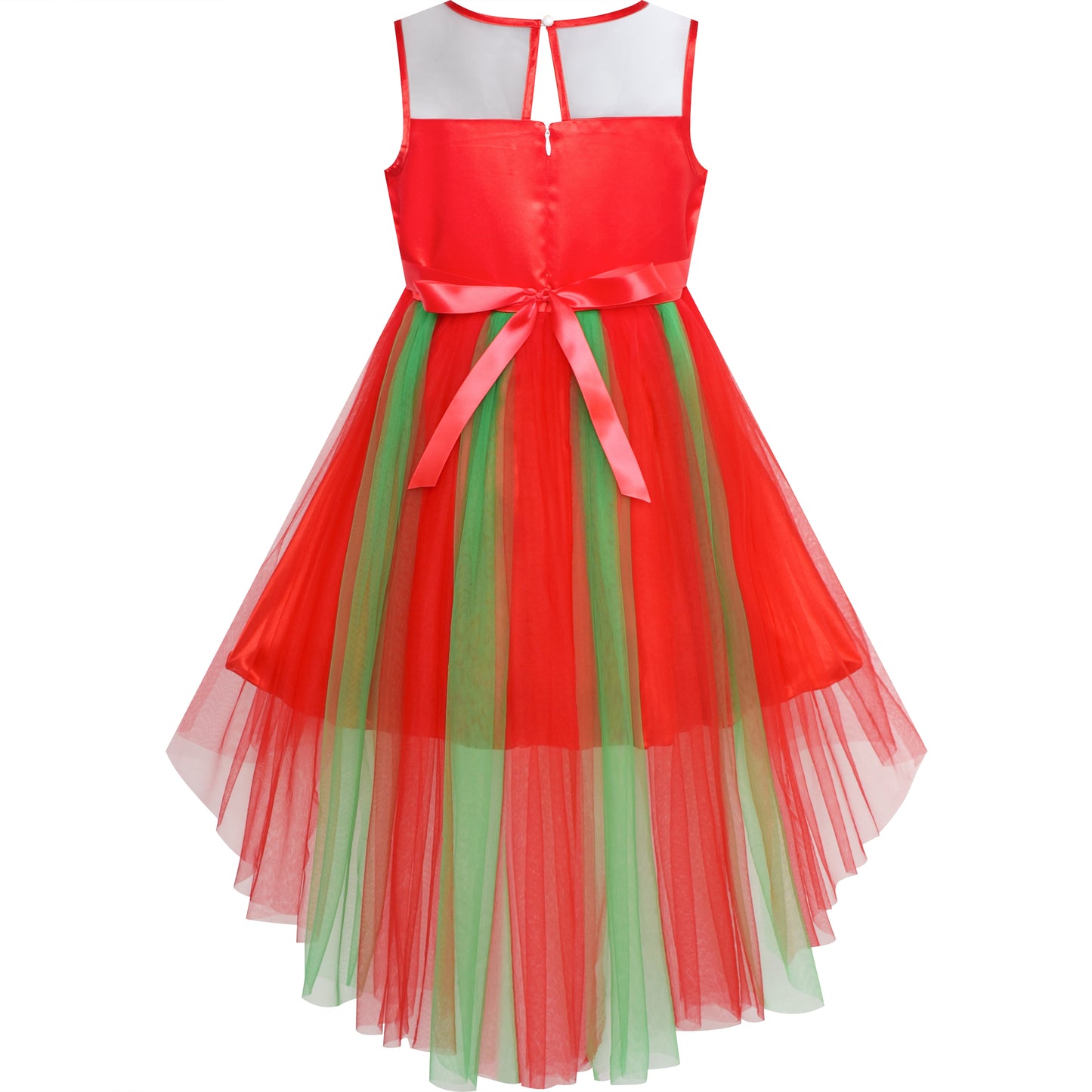 Flower Girls Dress Holiday Party Wedding Birthday Size 4-14 Years