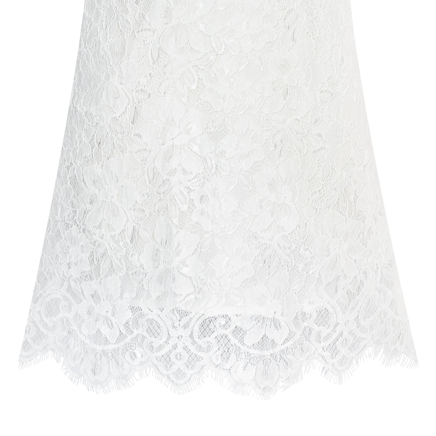 Girls Dress Flower Lace Collar Skirt Dress Size 4-14 Years