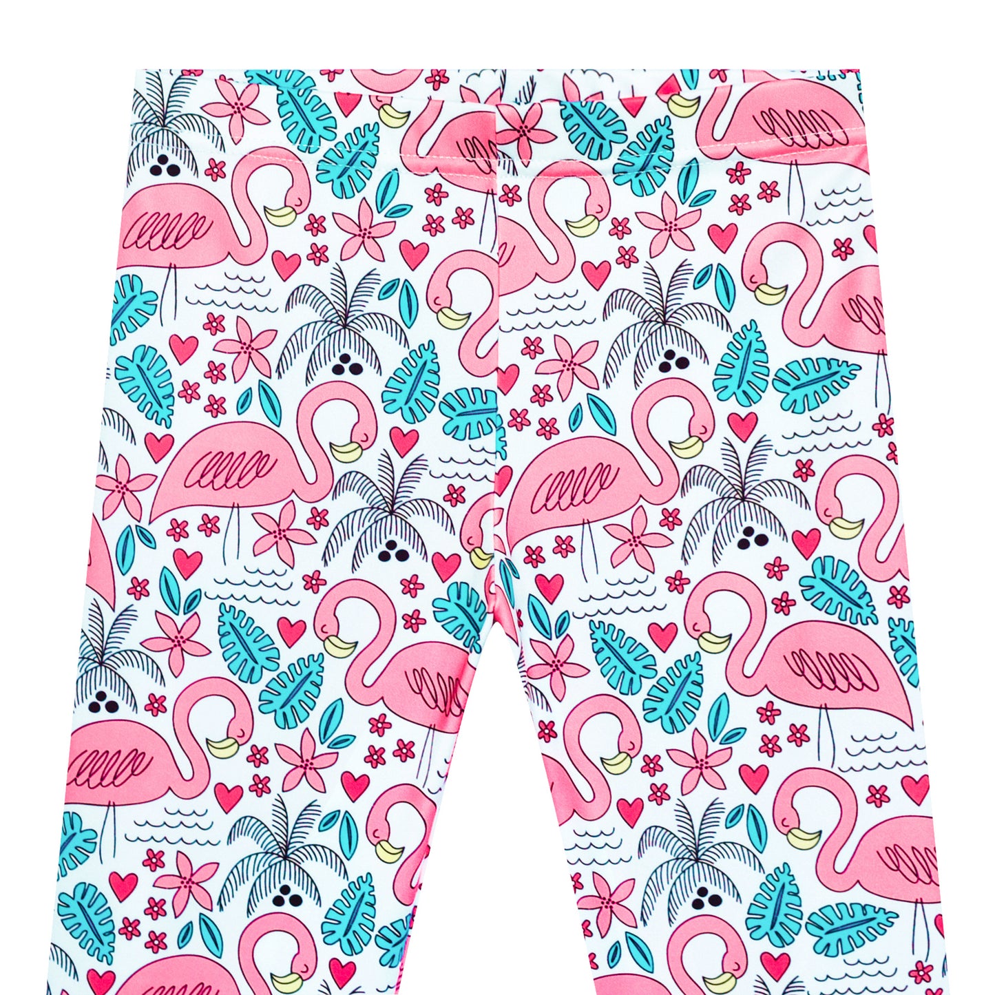 Girls Pants 3-Pack Cotton Leggings Lace Stretchy Kids Toddler Size 2-8 Years