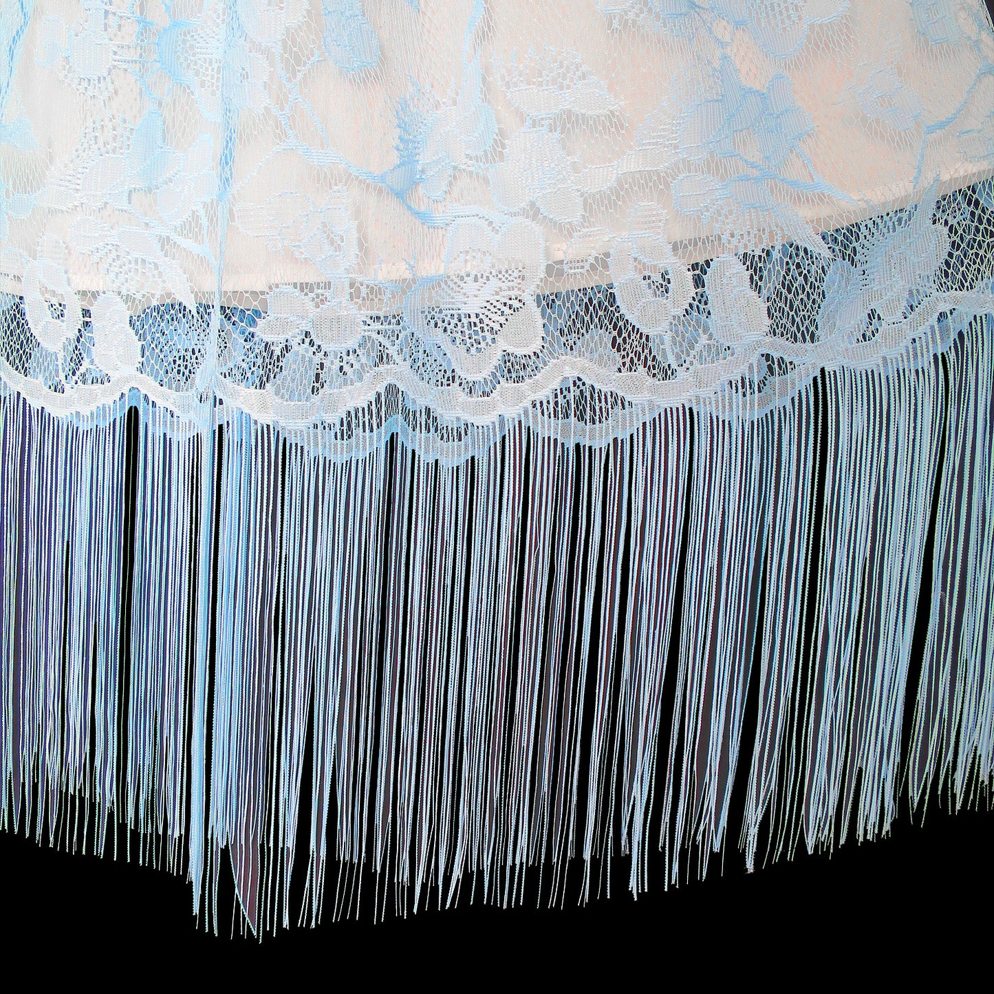 Girls Dress Blush Flapper Vintage 1920s Tassel Lace Size 6-16 Years