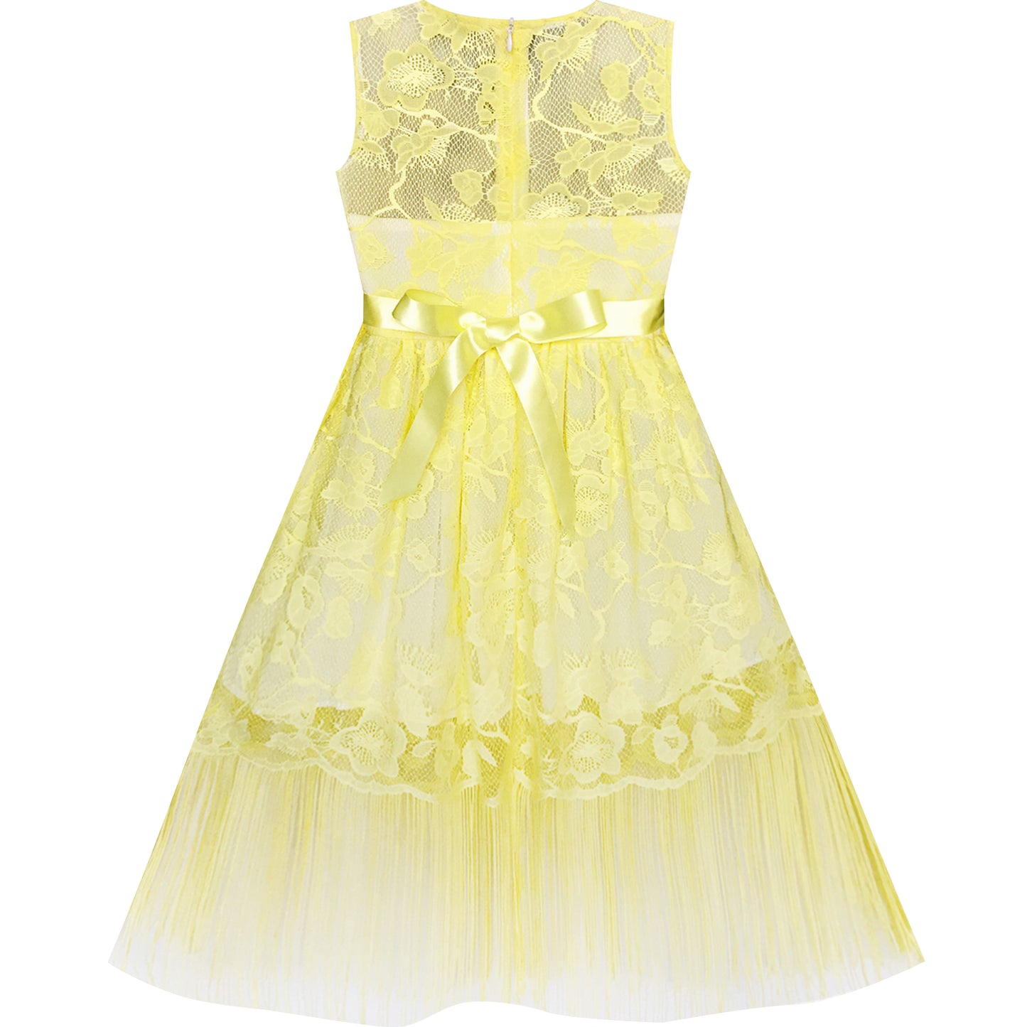 Girls Dress Blush Flapper Vintage 1920s Tassel Lace Size 6-16 Years