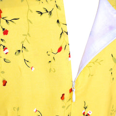 Girls Dress Rose Flower Double Bow Tie Party Size 4-12 Years