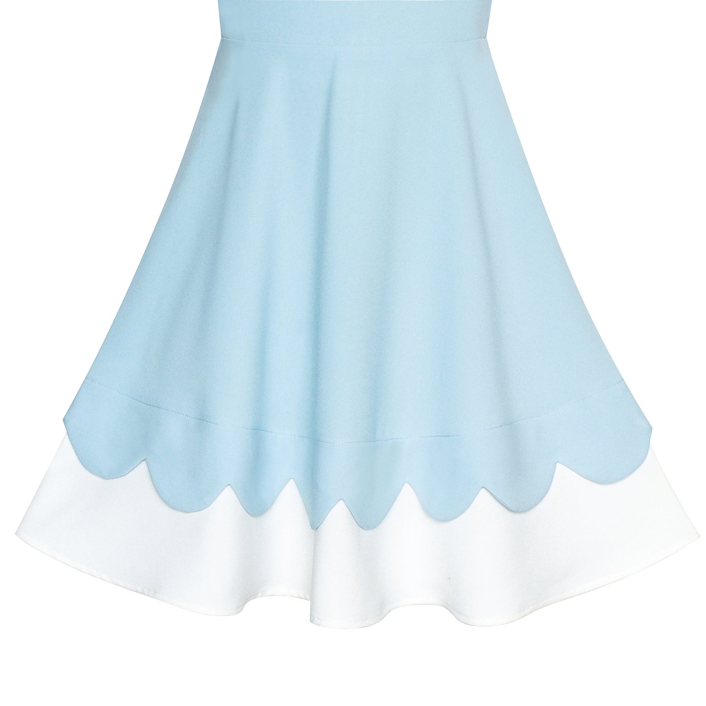 Girls Dress Back School Uniform Navy Collar Tie Short Sleeve Size 5-12 Years