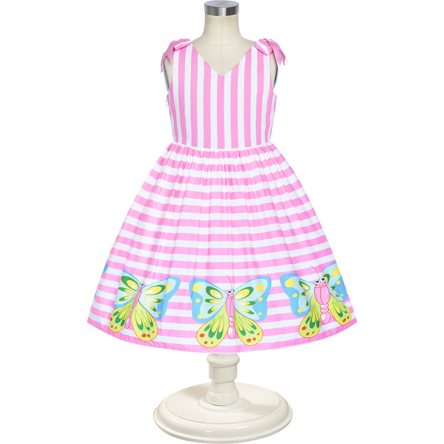 Girls Dress Flower Summer Beach Dress Size 2-12 Years