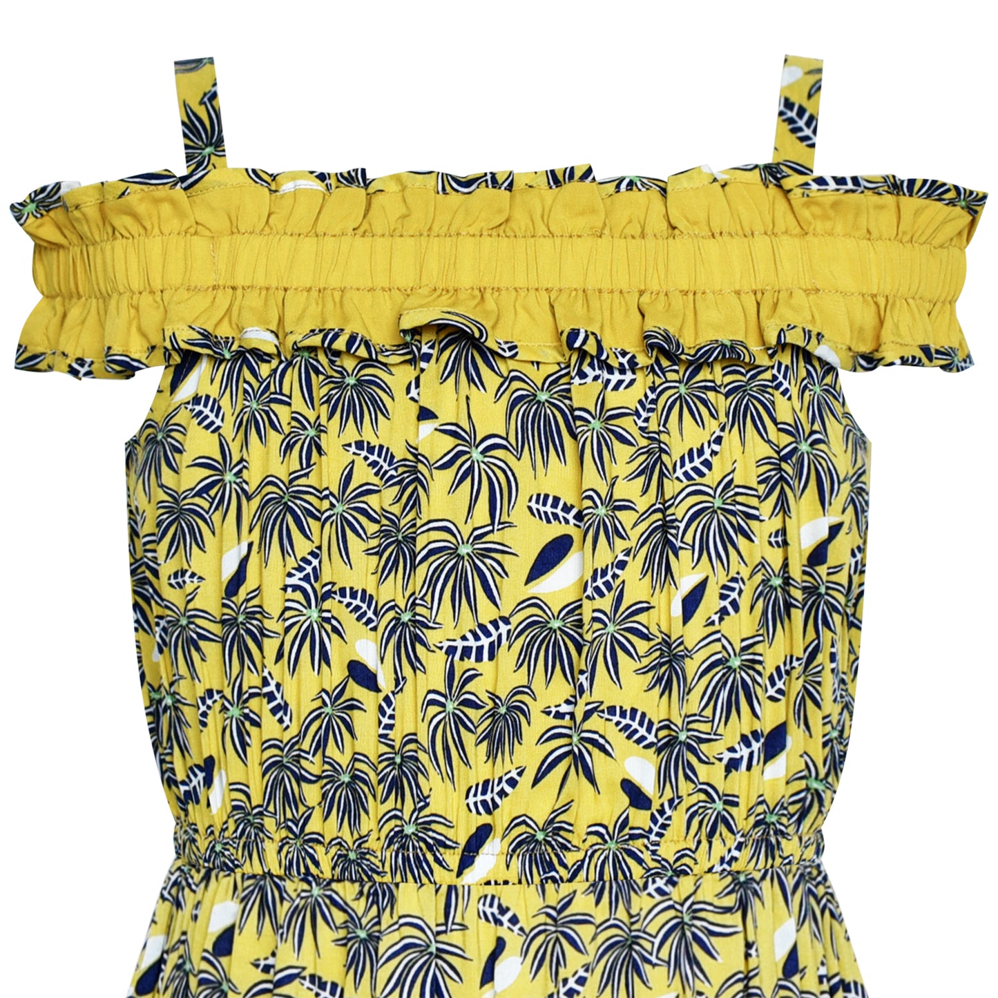Girls Dress Dot Cold Shoulder Polynesia Summer Size 6-14 Years