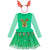 Green Reindeer Set
