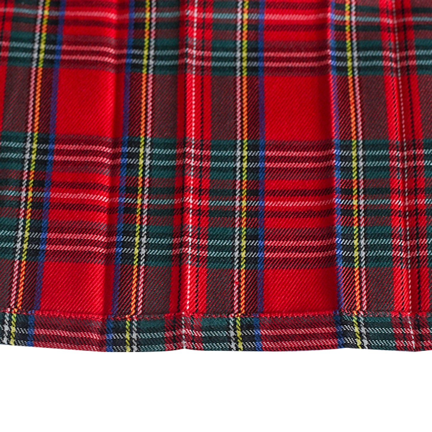 Girls Dress Khaki Button Back School Pleated Hem Size 6-14 Years