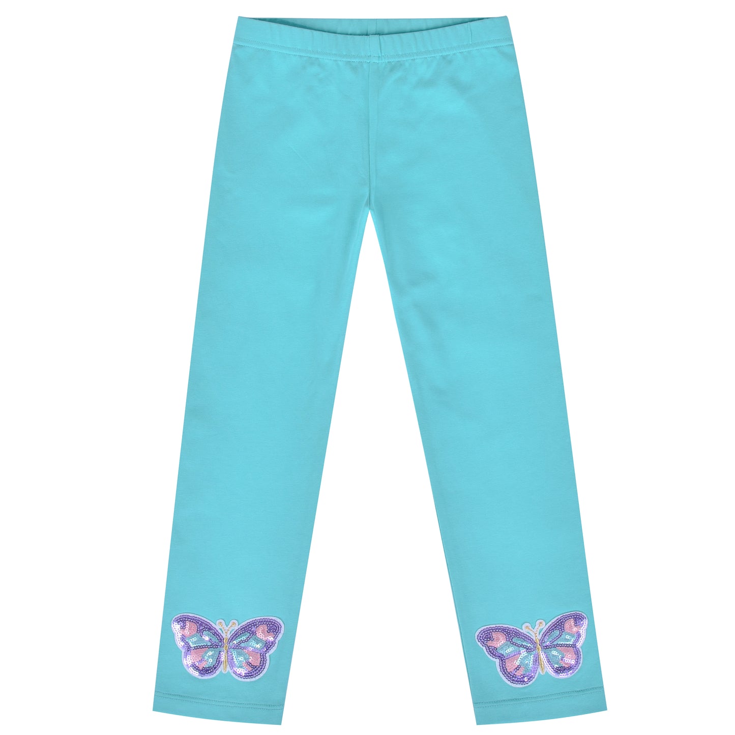 Girls Pants 3-Pack Cotton Leggings Lace Stretchy Kids Toddler Size 2-8 Years