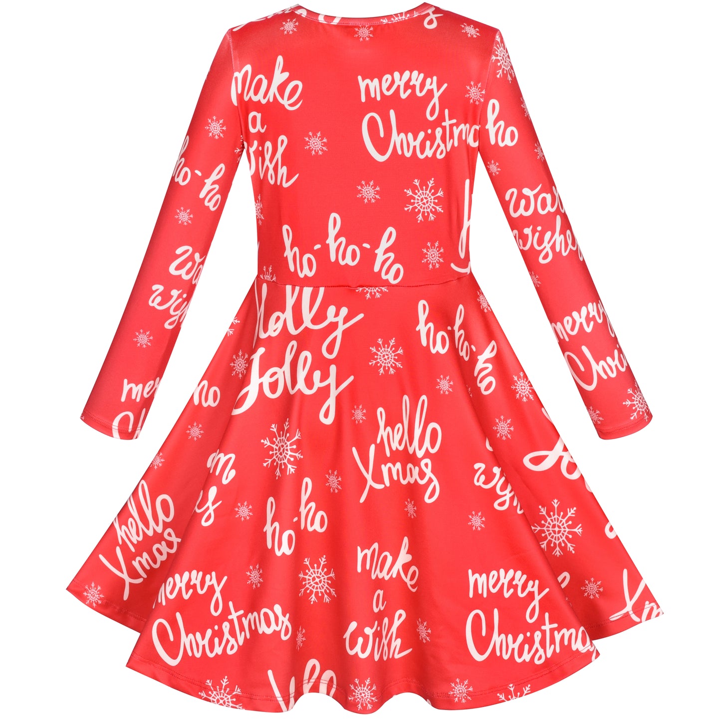 Girls Dress Unicorn Rainbow Long Sleeve Casual Dress Size 3-10 Years