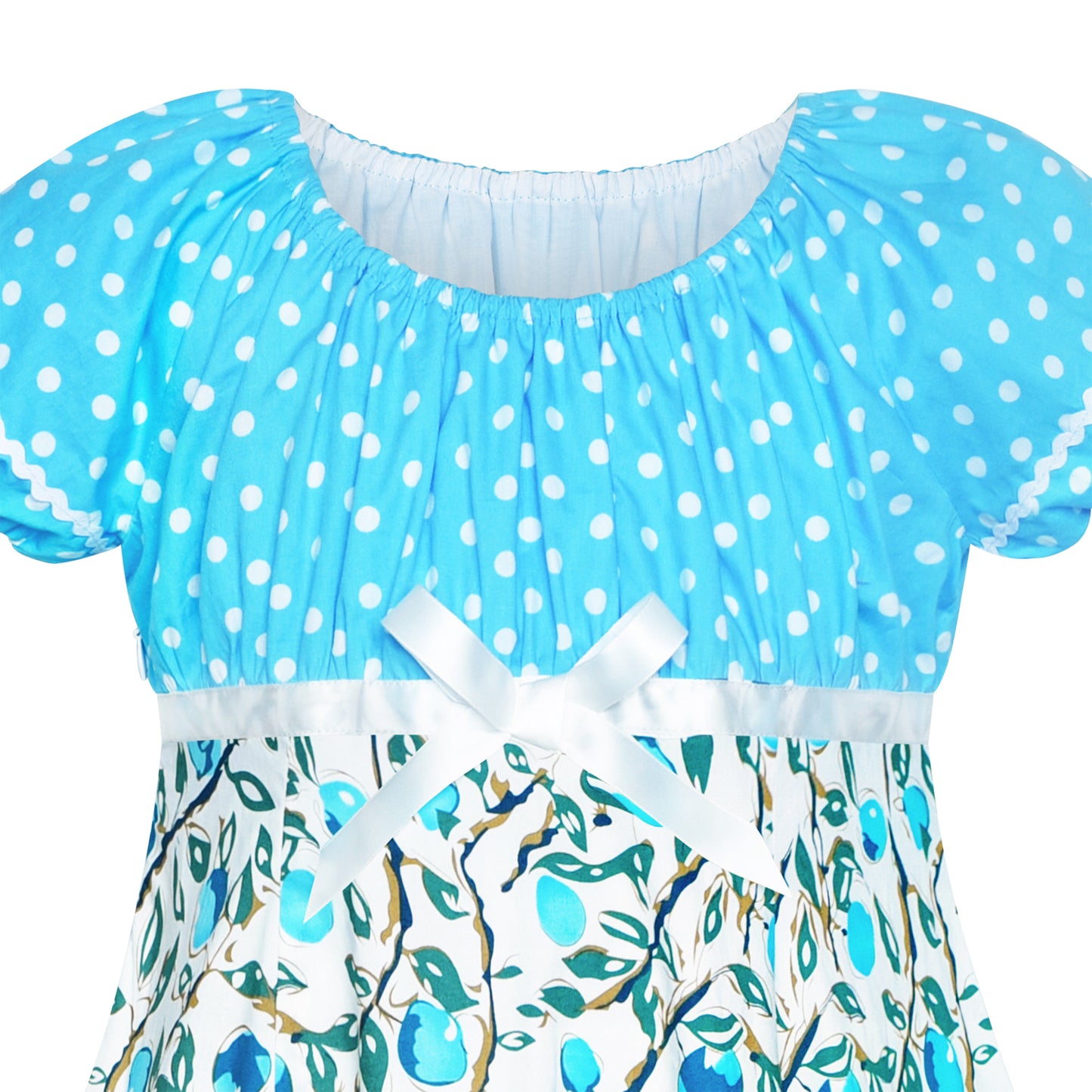 Girls Dress Flower Summer Casual Dress Lace Size 5-14 Years