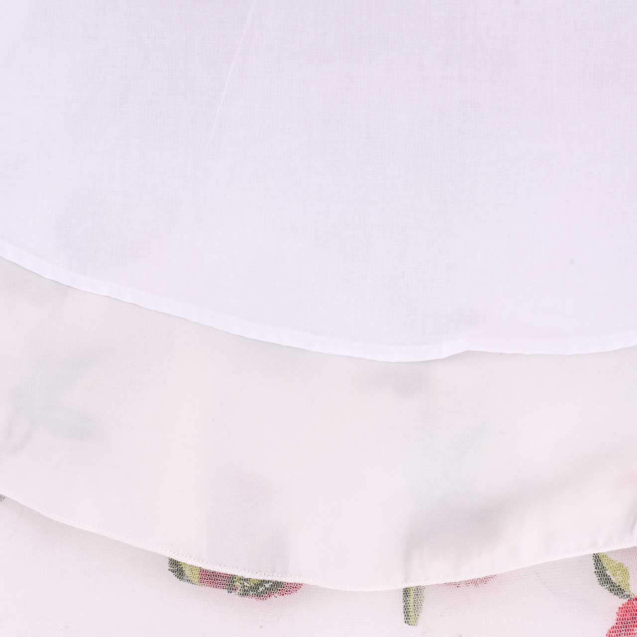 Girls Dress Rose Flower Embroidery Heart Shape Back Wedding Size 6-14 Years