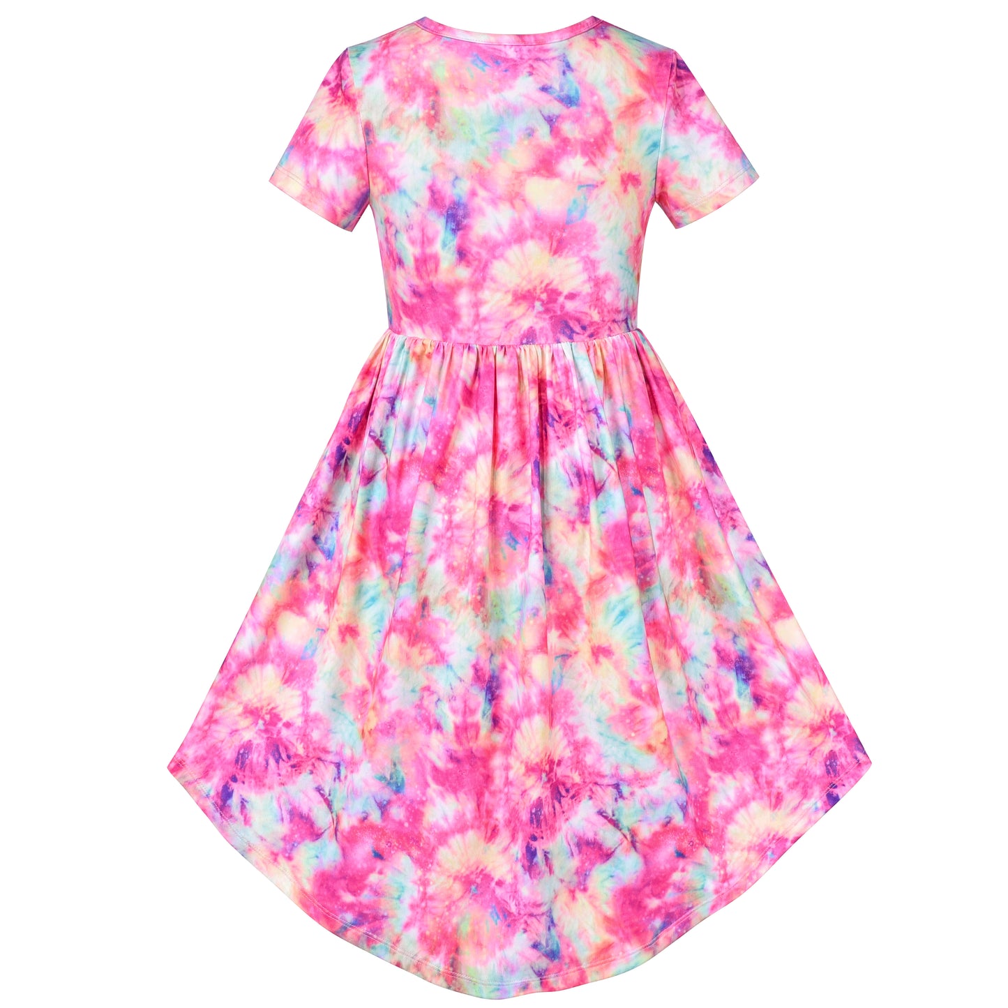 Girls Dress Unicorn Short Sleeve Casual Dress Size 4-12 Years