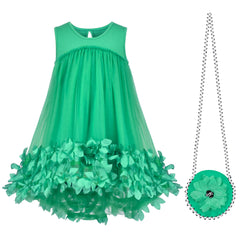 Girls Dress A-line Cute Handbag Princess Size 5-10 Years