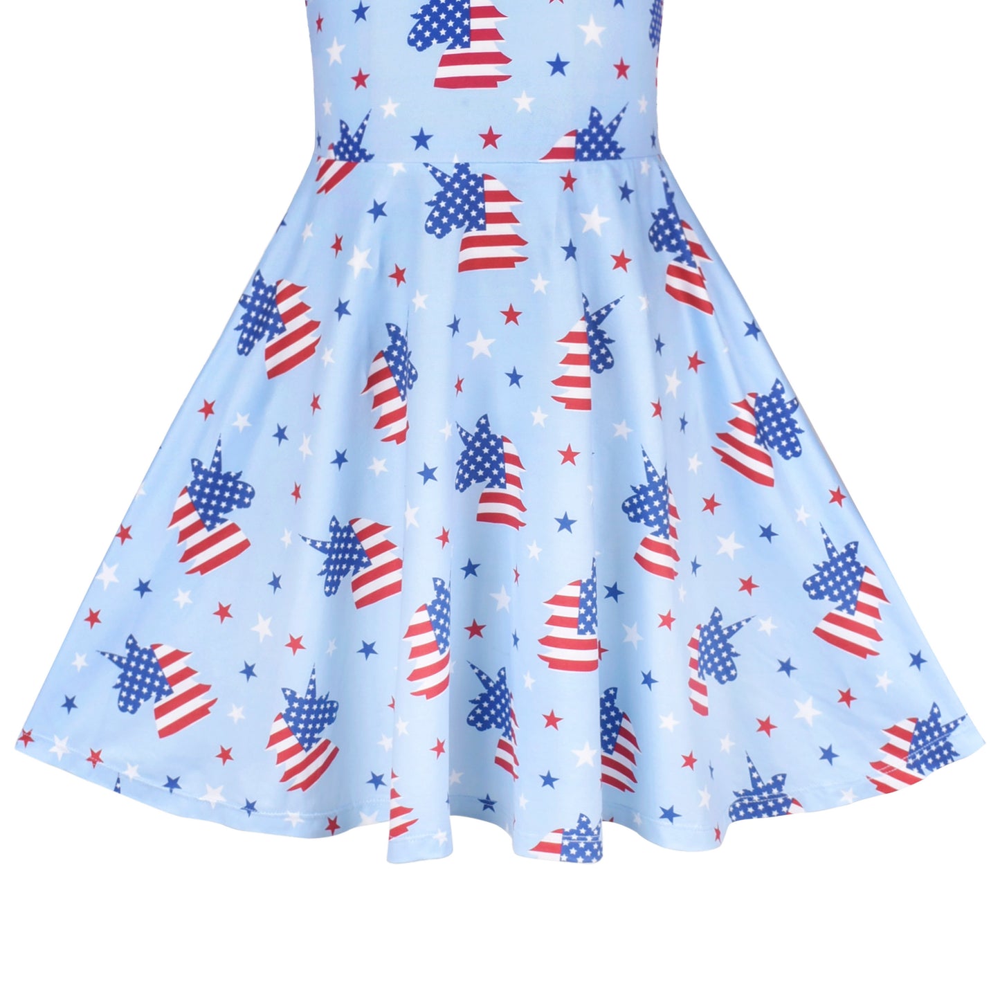 Girls Dress Unicorn Short Sleeve Casual Dress Size 4-12 Years