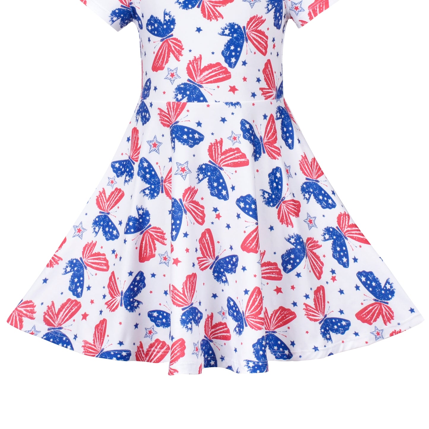 Girls Dress Unicorn Short Sleeve Casual Dress Size 4-12 Years