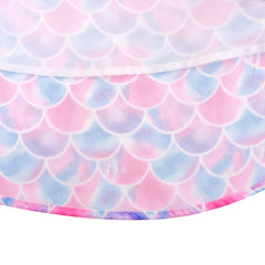 Girls Dress Chiffon Floral High-Low Tie Waist Party Princess Size 7-14 Years