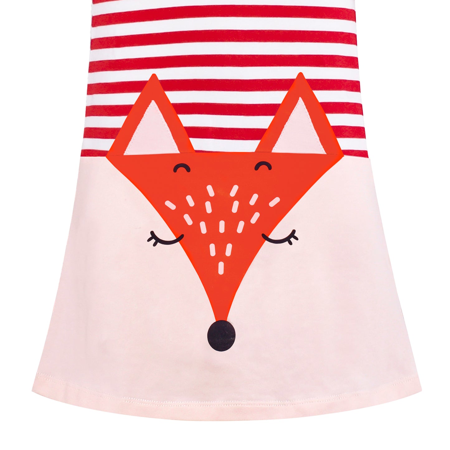 Girls Dress T-shirt Cotton Bird Embroidered Short Sleeve Size 2-8 Years