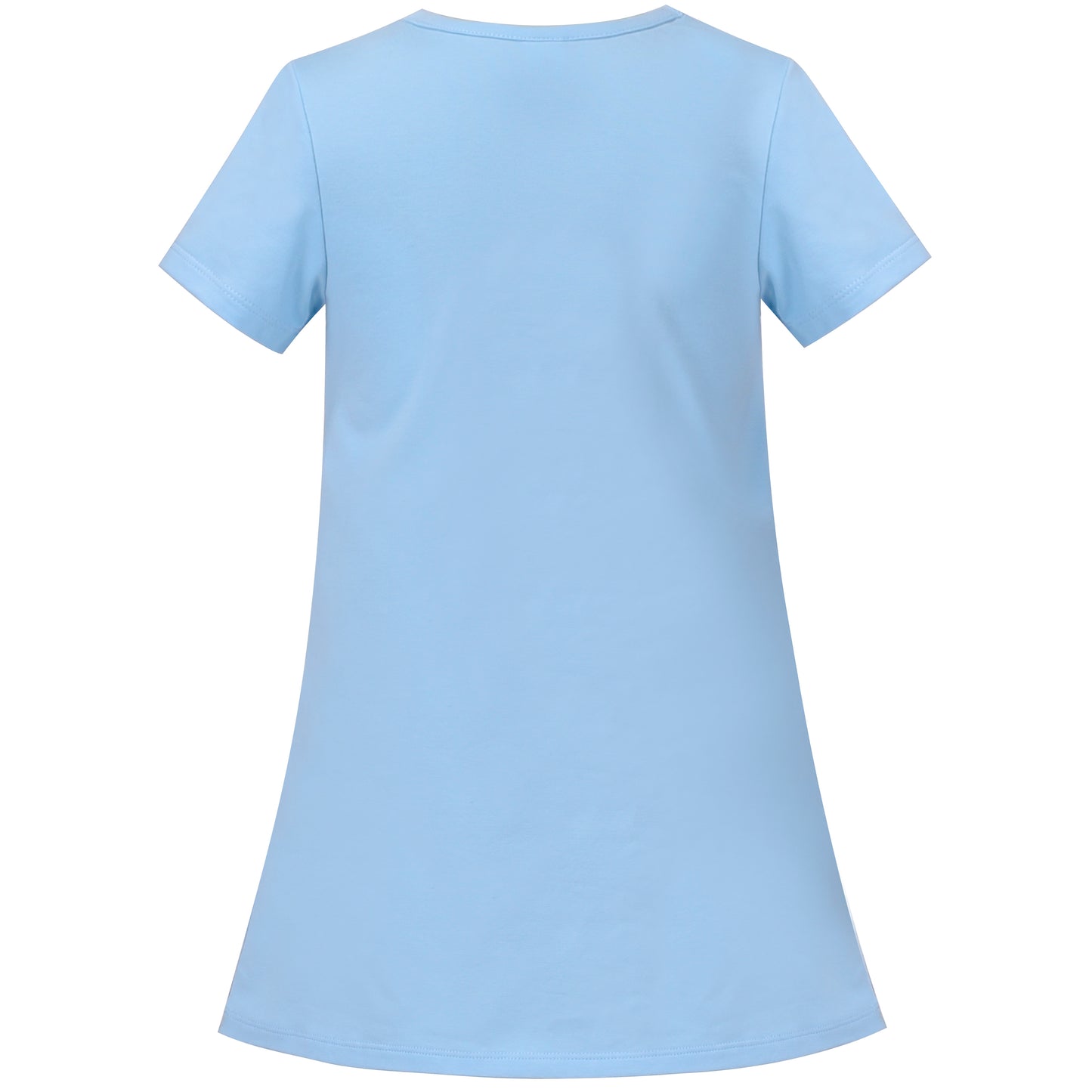 Girls Dress T-shirt Cotton Bird Embroidered Short Sleeve Size 2-8 Years