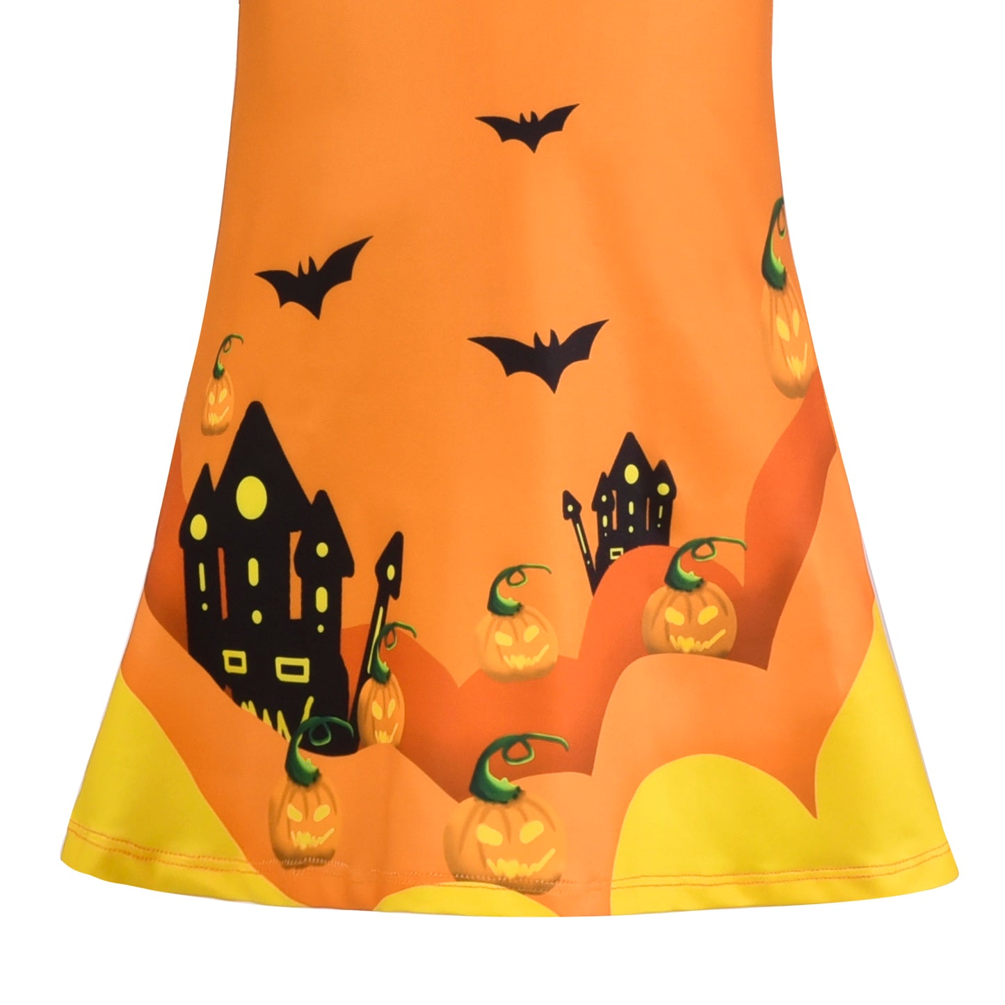 Girls Dress Long Sleeve Daisy Flower Striped Casual Cotton Size 3-12 Years