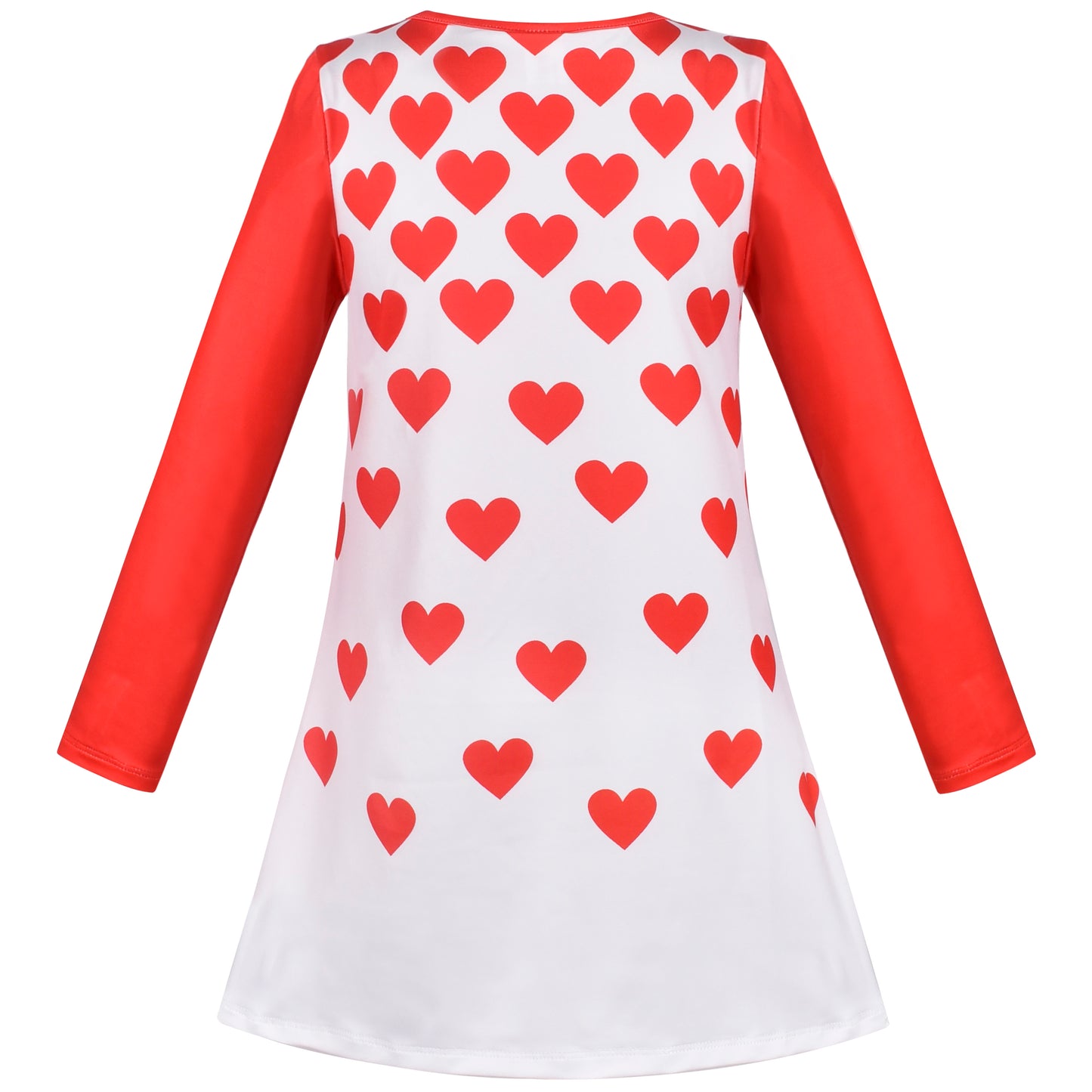 Girls Dress Long Sleeve Daisy Flower Striped Casual Cotton Size 3-12 Years