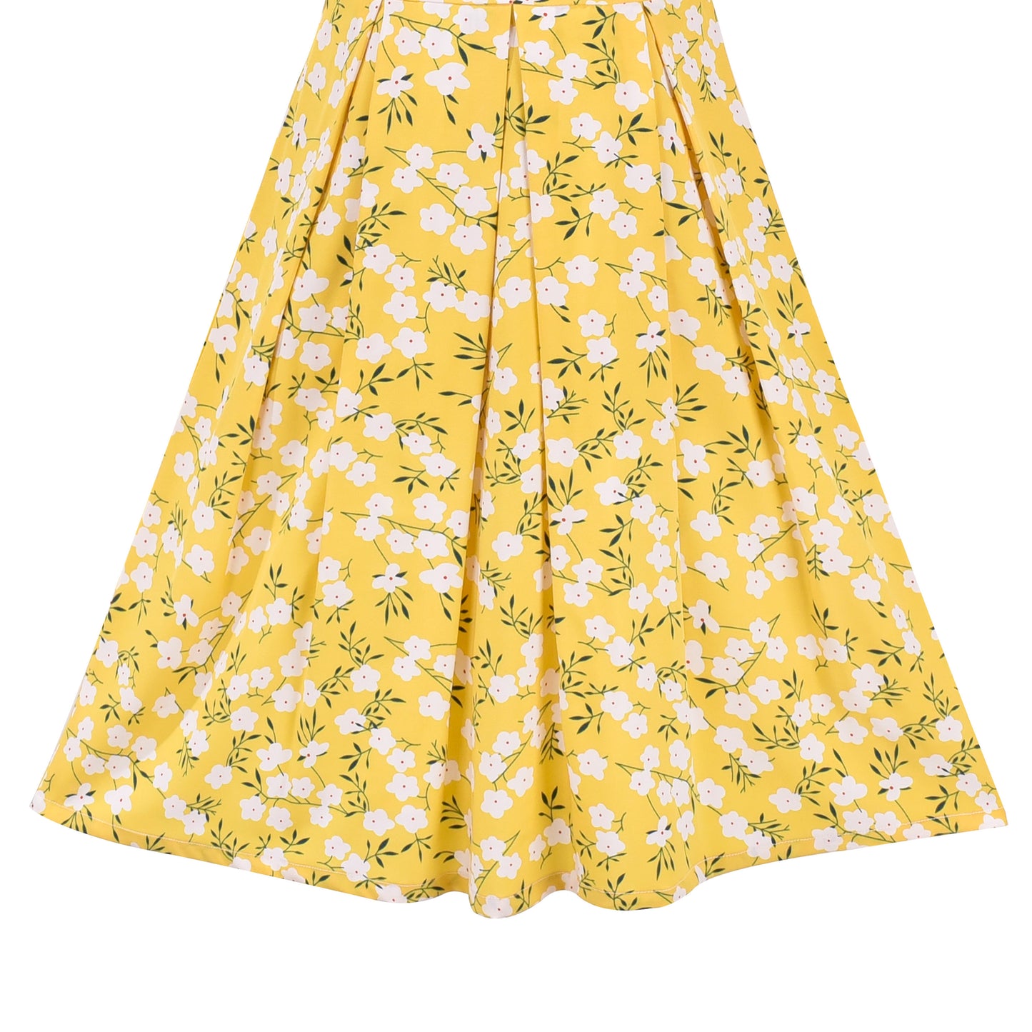 Girls Dress Leaf Sleeveless Summer Party Size 6-14 Years