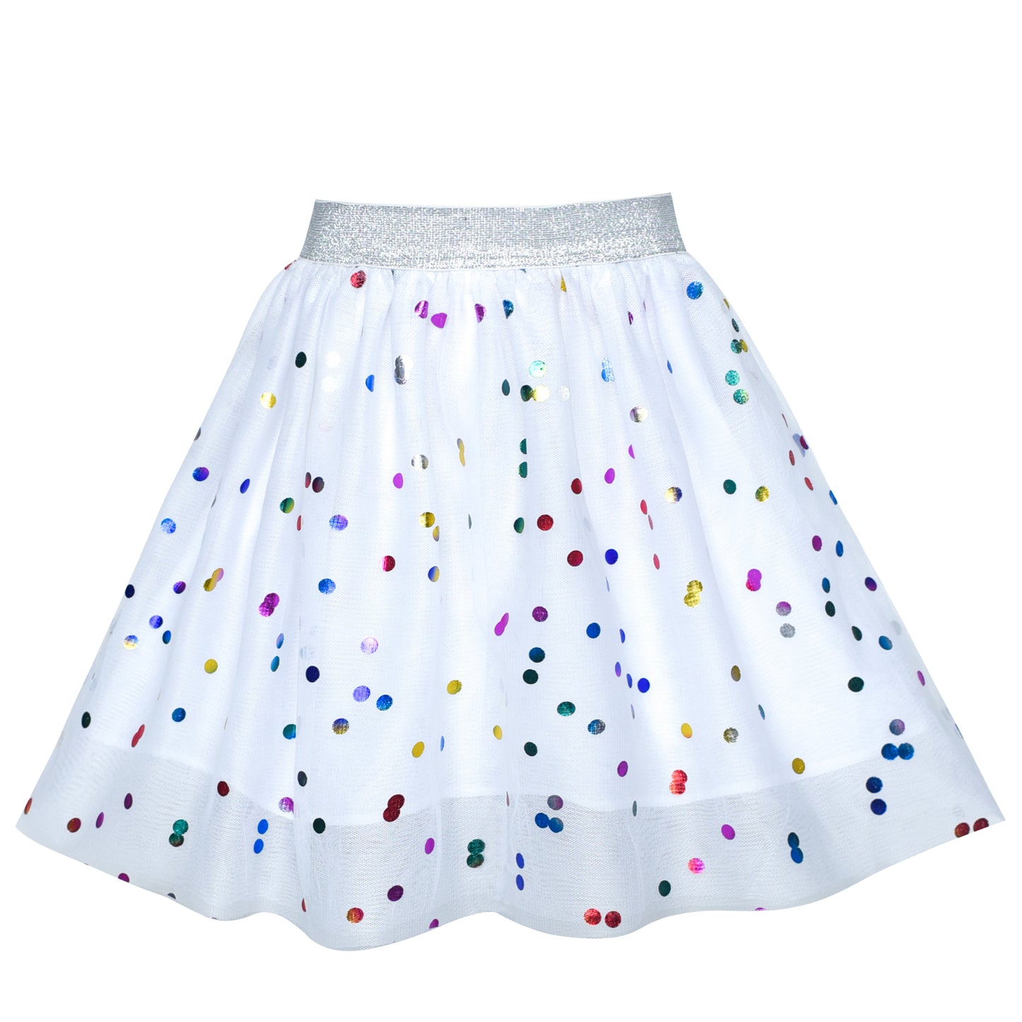 Girls T Shirt Tutu Skirt 2pc Pack Unicorn Ice Cream Rainbow Short Sleeve Size 4-10 Years