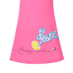 Girls Casual Dress Cotton Long Sleeve Kite Cloud Embroidered Size 2-8 Years