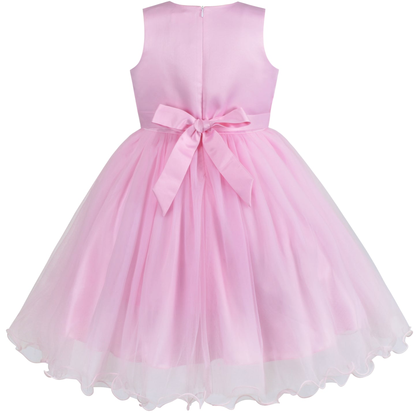 Flower Girls Dress Wedding Pageant Bridesmaid Gown Size 3-12 Years