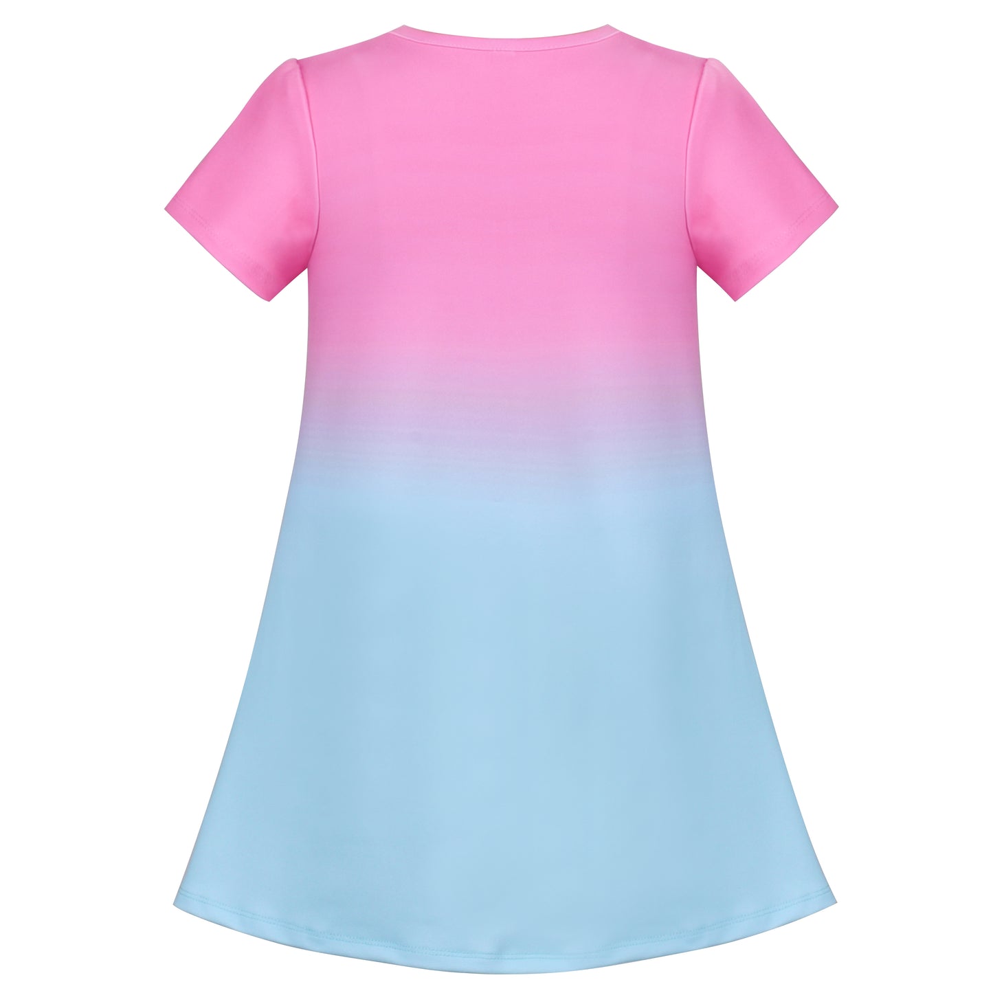 Girls Dress Tee Shirt Forest Tree House Applique Squirrel Short Sleeve Size 3-10 Years