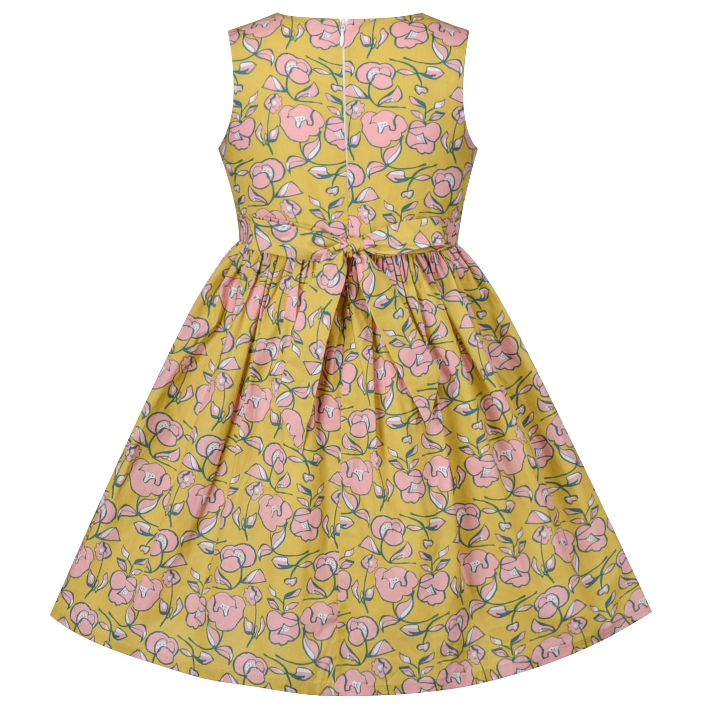 Girls Dress Flower Print Size 2-12 Years