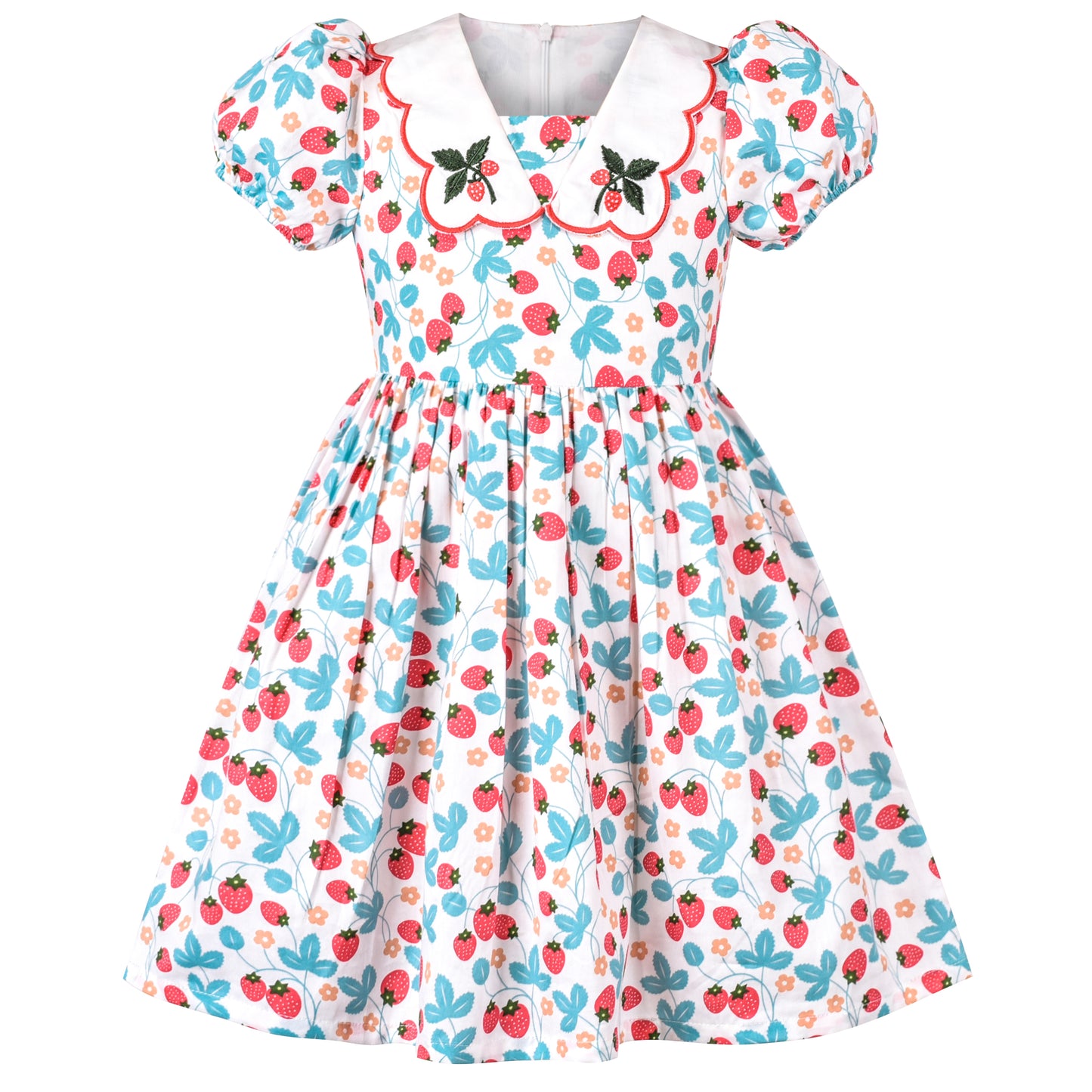 Girls Dress Flower Summer Casual Dress Lace Size 5-14 Years