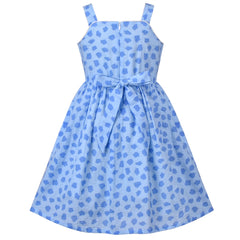 Girls Dress Heart Print Size 4-12 Years Christmas