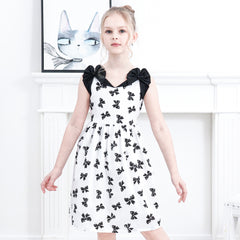 Girls Dress Flower Summer Beach Dress Size 2-12 Years