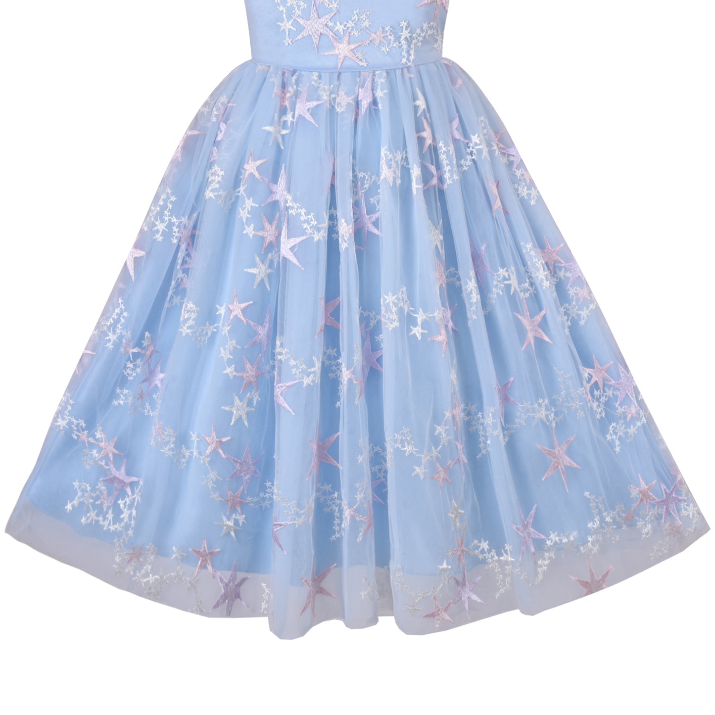 Flower Girls Dress Lace Hem Wedding First Communion Size 6-14 Years