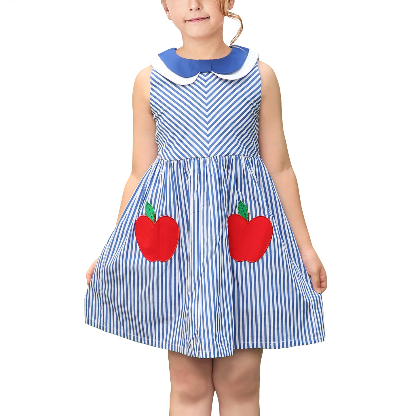 Girls Dress Flower Print Size 2-12 Years