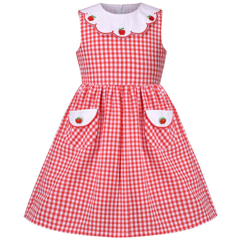 Girls Dress Flower Print Size 2-12 Years