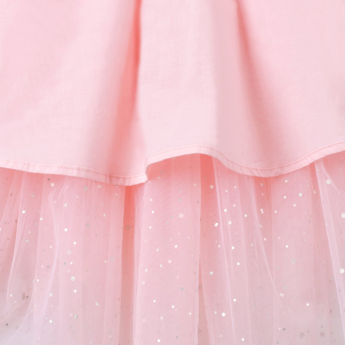 Girls Dress Sequin Wedding Hi-low Tulle Skirt Tutu Flutter Sleeve Size 3-12 Years