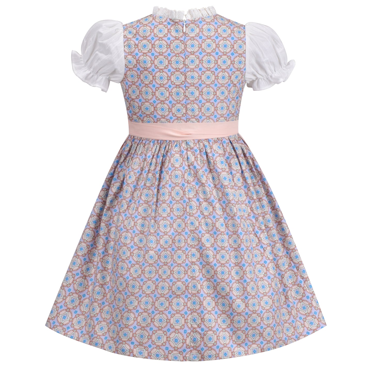 Sunny Fashion Bavarian Oktoberfest Vintage Floral Dirndl Girls Dress with Apron – Bavarian Oktoberfest Style