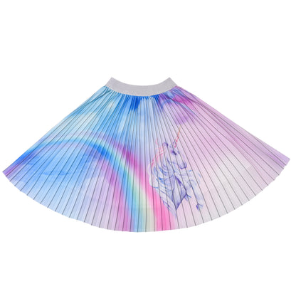 Girls Skirt Pleated Bow Tie Back School Uniform Size 6-14 Years