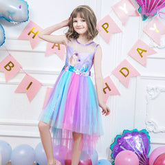 Flower Girls Dress Holiday Party Wedding Birthday Size 4-14 Years