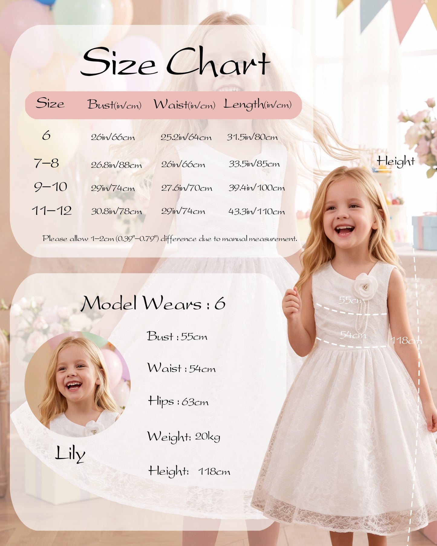 Girls Dress Black White Geometric Lace Sleeveless Casual Back to School Daily White Floral Lace