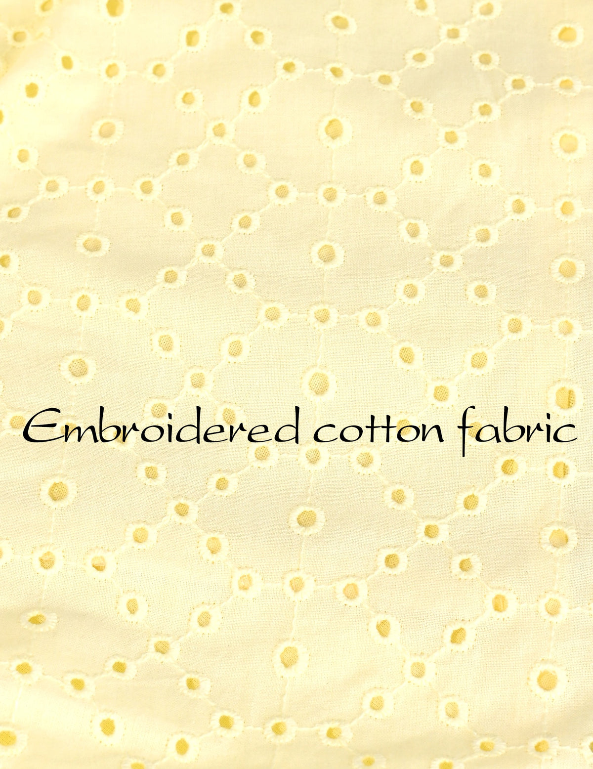 Girls Dress White Polka Dot Square Neck Button Puff Sleeve Vintage Yellow Embroidered