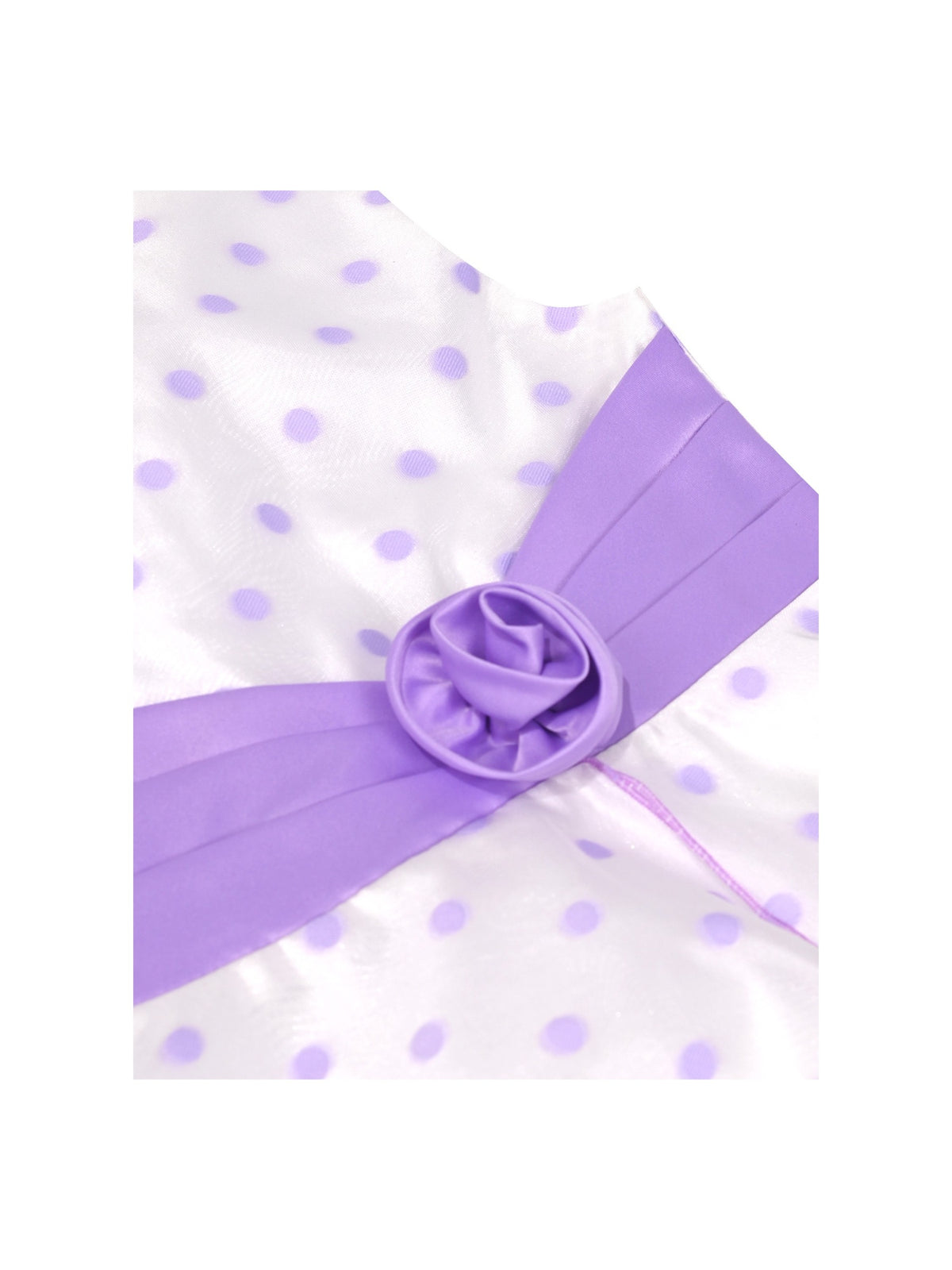 Girls Dress Black Polka Dot Classic Retro Elegant Event Show Sleeveless Tulle Purple Polka Dot