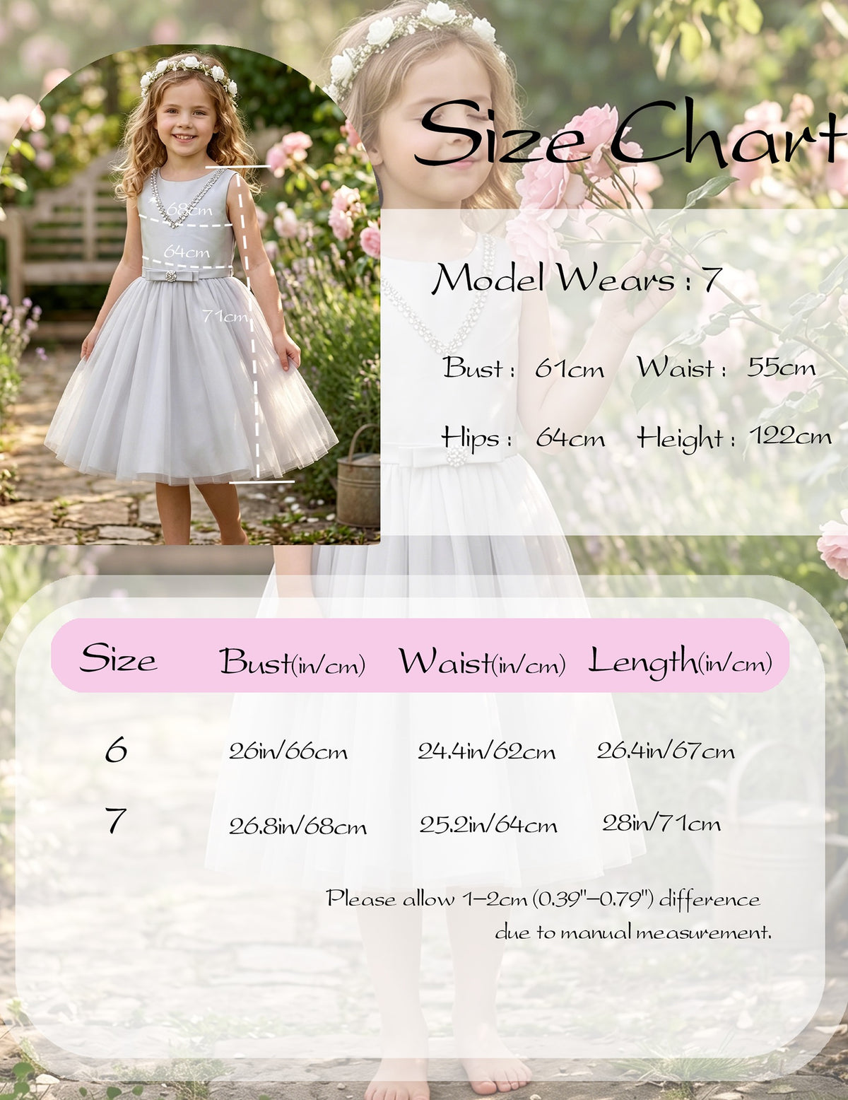 Flower Girl Dress Damask Jacquard Organza Tulle Wedding Pageant Princess Grey Rhinestone