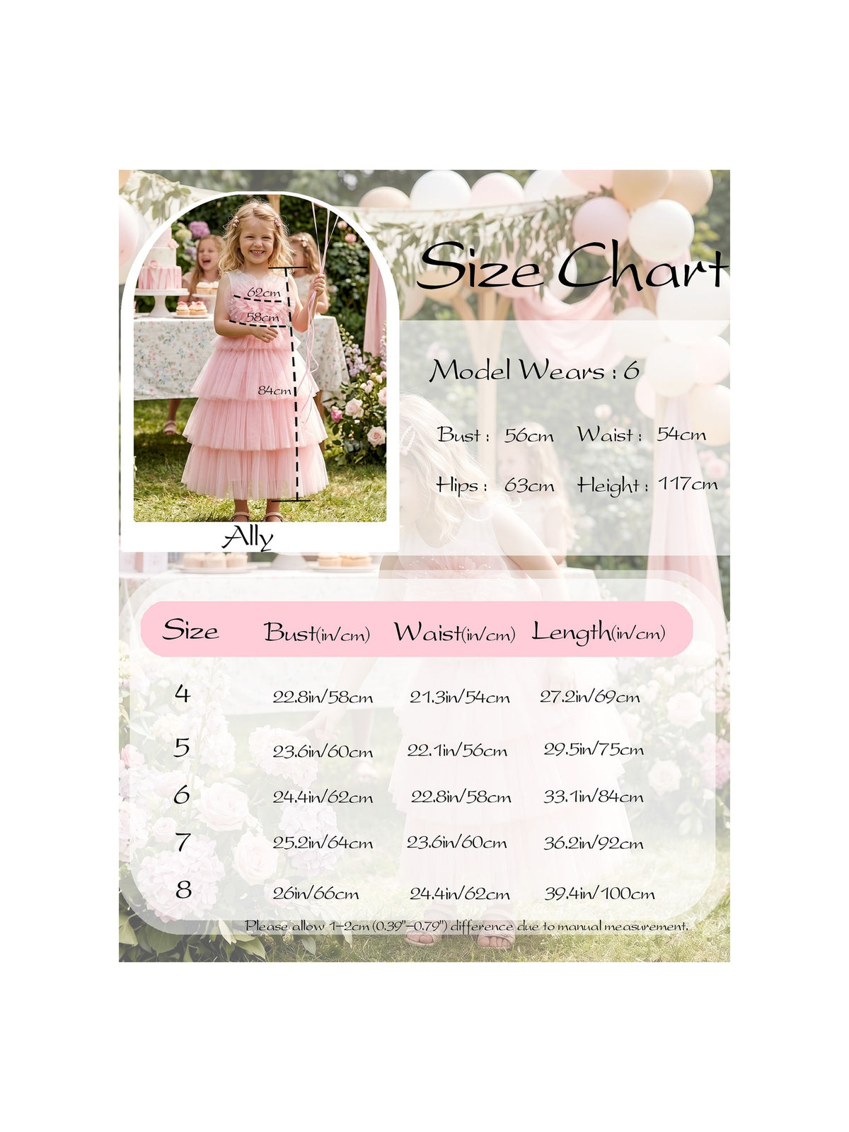 Girls Dress Light Pink Tulle Heart Sleeveless Party Layer Tiered Wedding Formal Dresses Ankle Light Pink Tulle